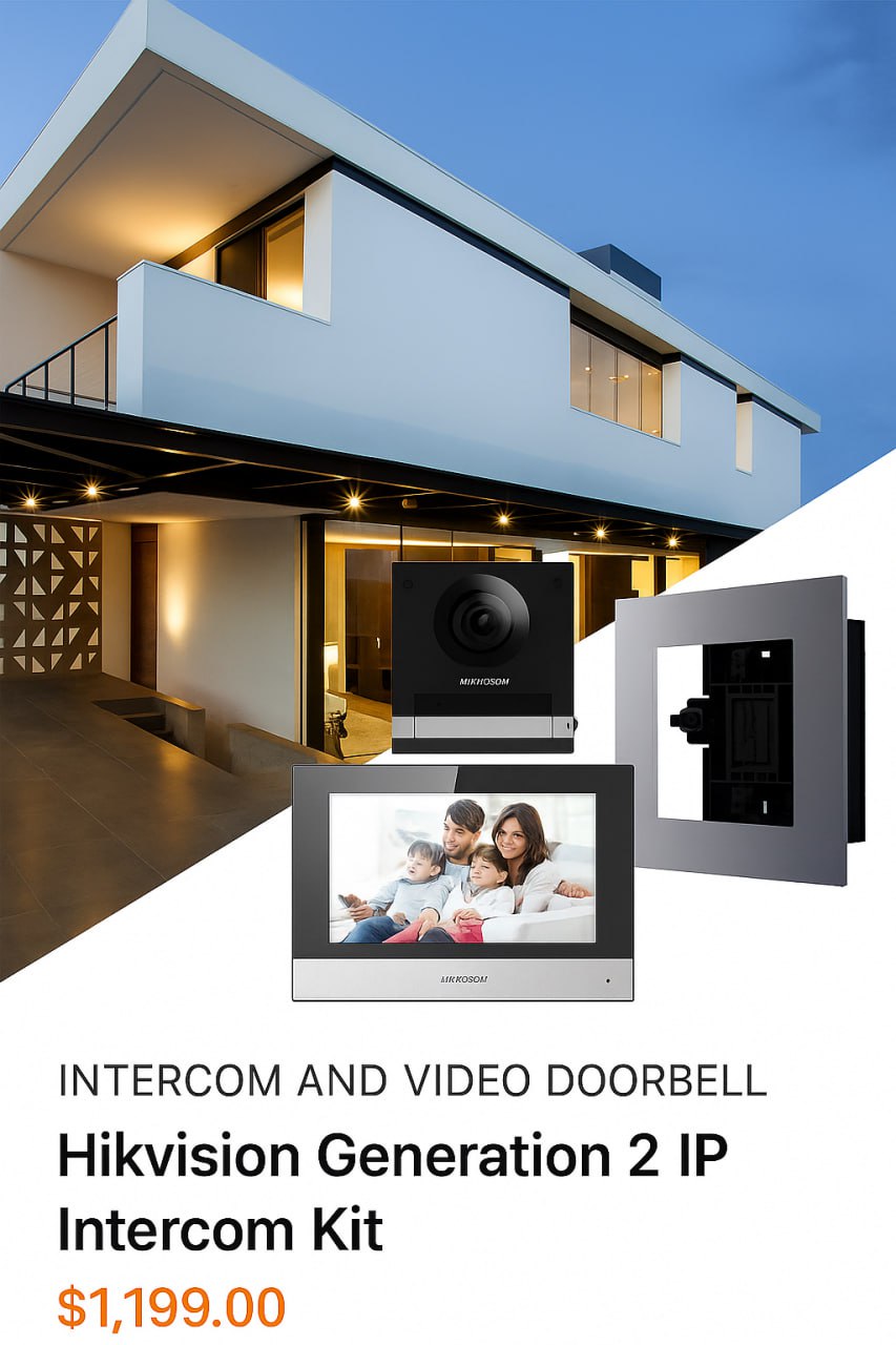 Hikvision Generation 2 IP Intercom Kit