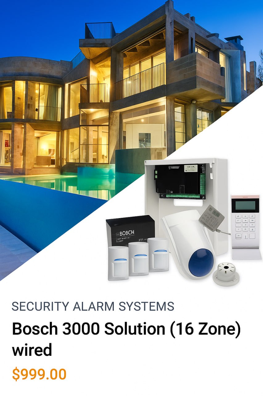 Bosch 3000 Solution (16 Zone) Wired
